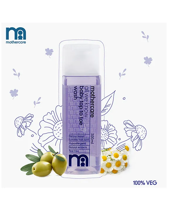 Mothercare Baby All We Know Baby Top To Toe Wash (300 ml)